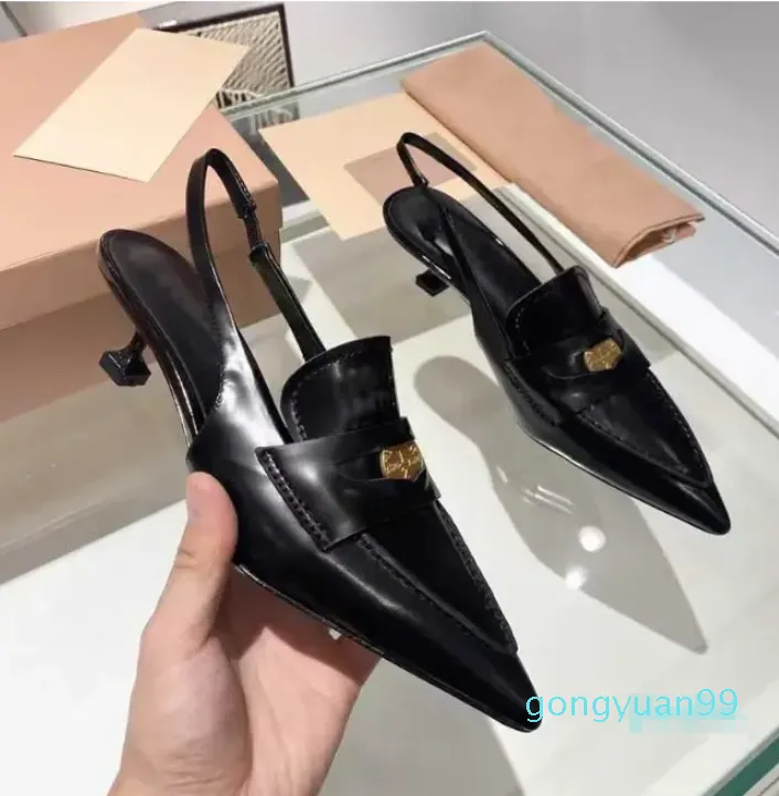 sandales femmes 2023 chaussures habillées montrer talons bouche peu profonde mode française femmes chaussures simples
