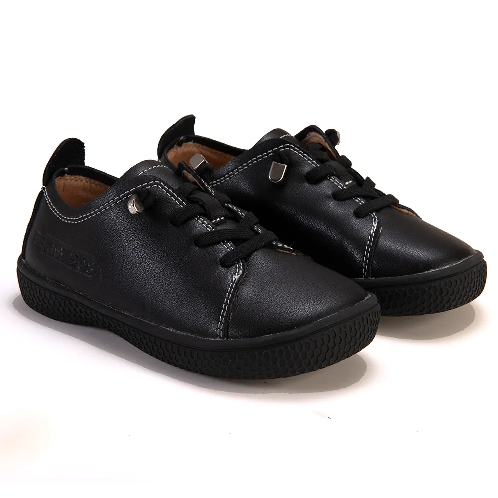 PEKNY BOSA Leather Toddler Sneakers For Girls Soft School Shoes