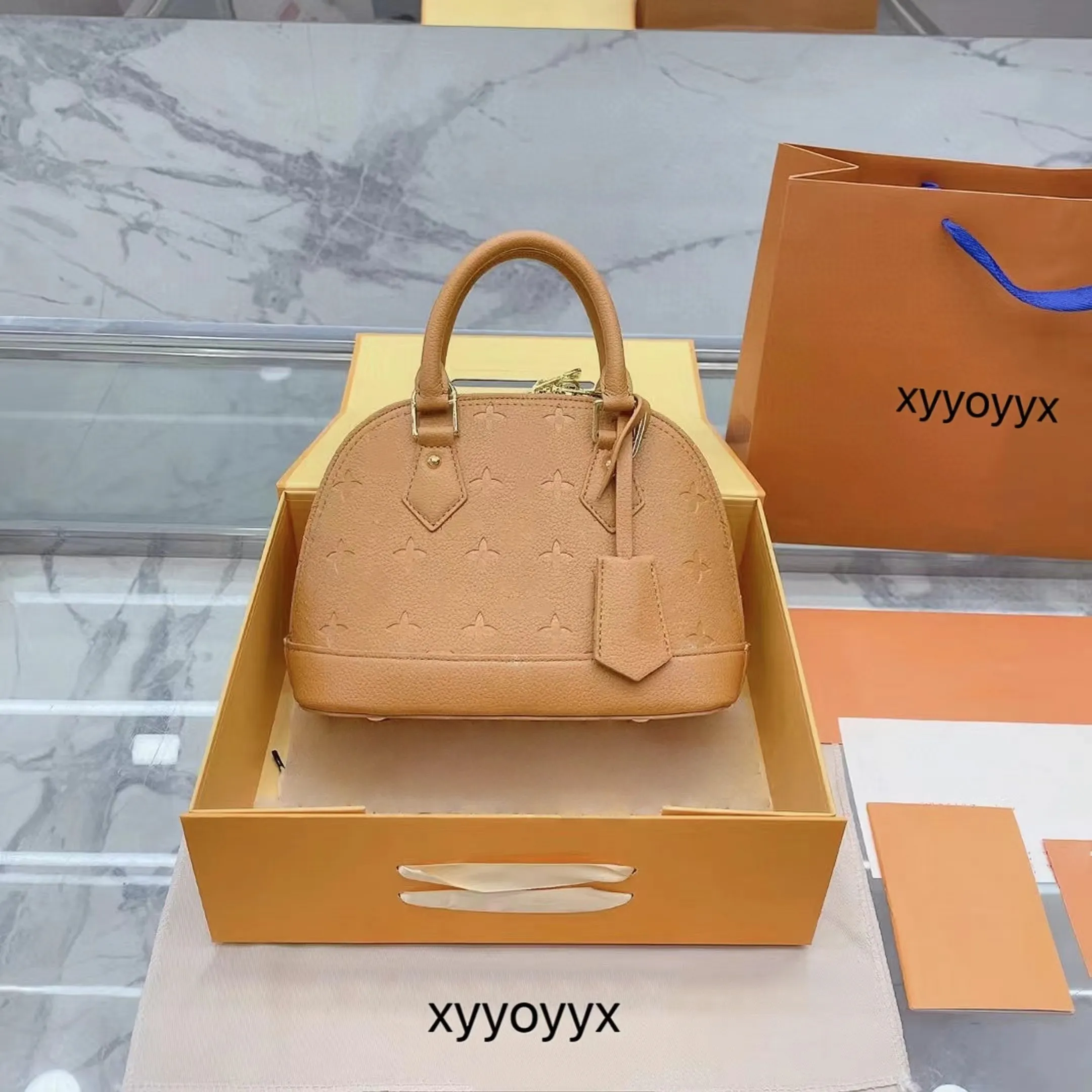 DHgate Top Quality Alma Bb Designer Bag Genuine Leather Tote for Women Bags Luggage Accessories