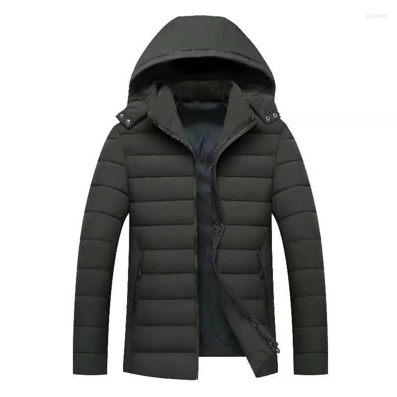 2023 Mens Down Sweater Hoody Winter Coat Cool Warm Waterproof