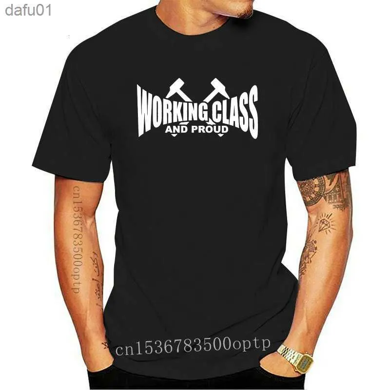 Erkek Tişörtleri Yeni İşçi Sınıfı ve Gururlu Tişört Oi Ska Punk Skinhead S-XXL L230520