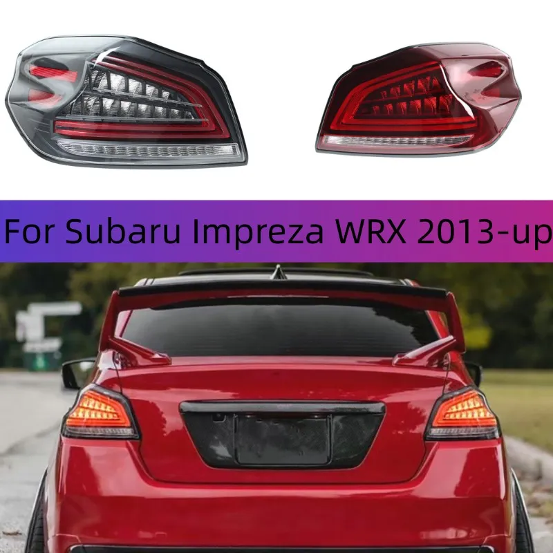 Bilstyling för Subaru Impreza WRX 20 13-Up Taillight Assembly LED DRL Streamer Turn Signal Brake Lamp Auto Accessories