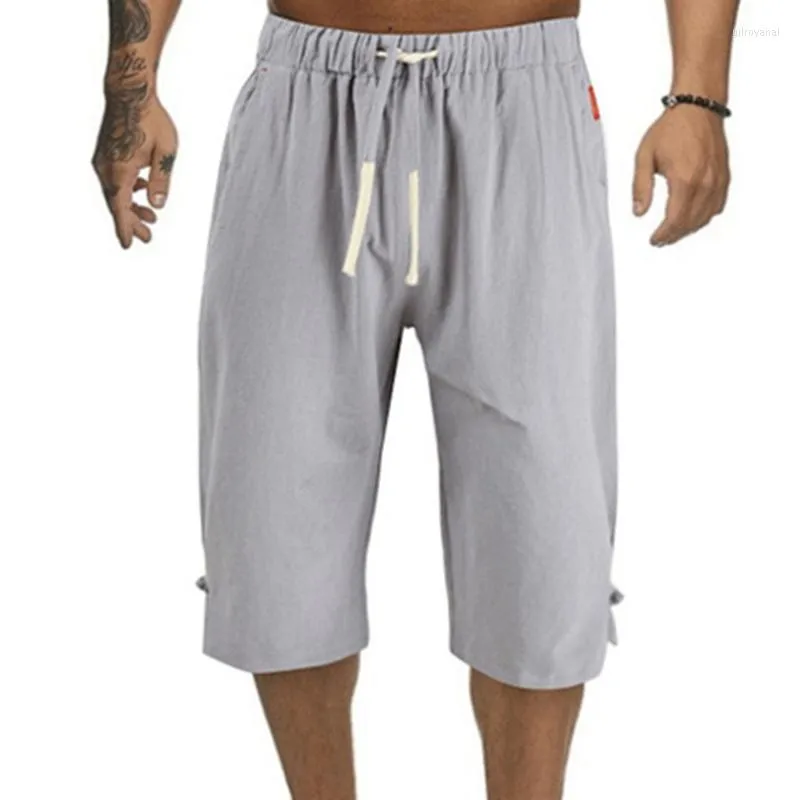 Shorts pour hommes été décontracté sport poche à cordon Polyester respirant plage Simple tout match hommes vêtements