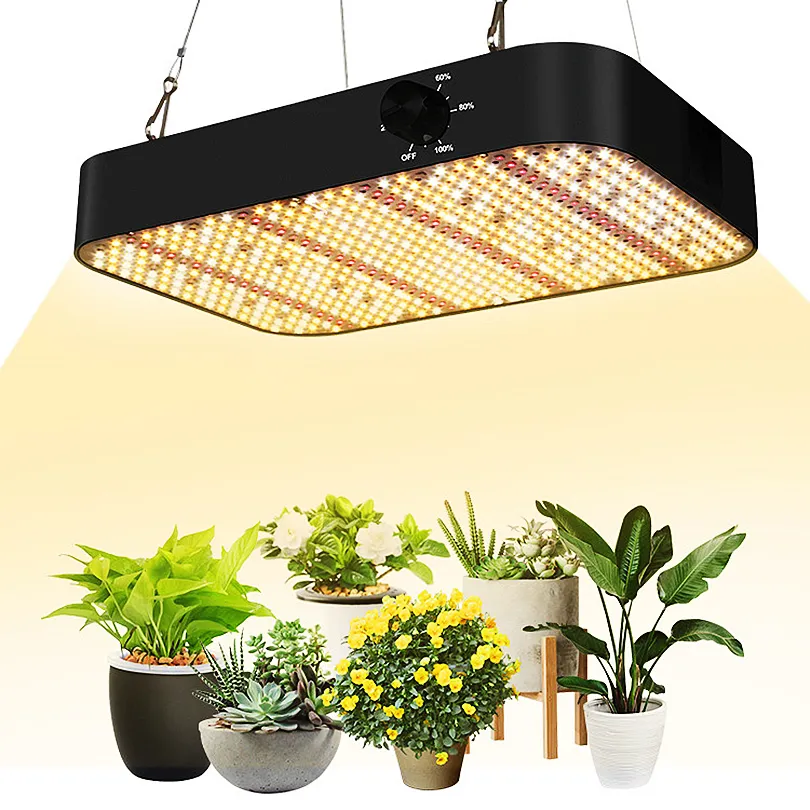 1000W LED Grow Light - Dimmable Full Spectrum Plant Light with UV IR ...