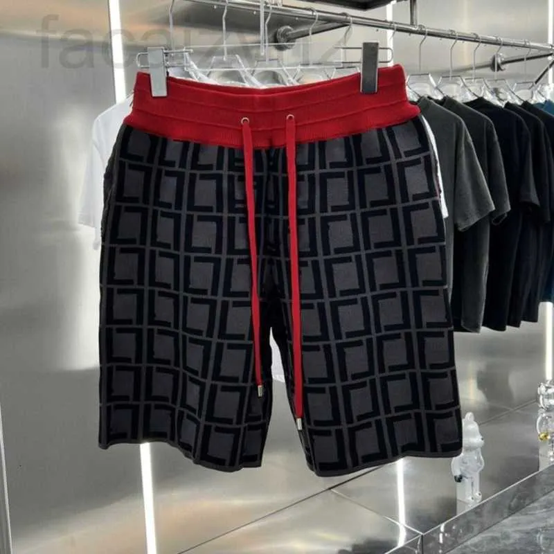 Mäns shorts designer dragstring shorts lyxiga löst stickade korta byxor män kvinnor sommarbräda byxor bomulls tröjor 9inj