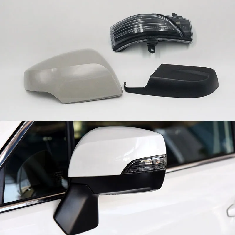 غلاف مرآة الرؤية الخلفية الخارجية مع ضوء الإشارة المنعطف لـ Subaru Outback 2015-2018 XV 2013-2016 Lagecy Forester Impreza WRX STI