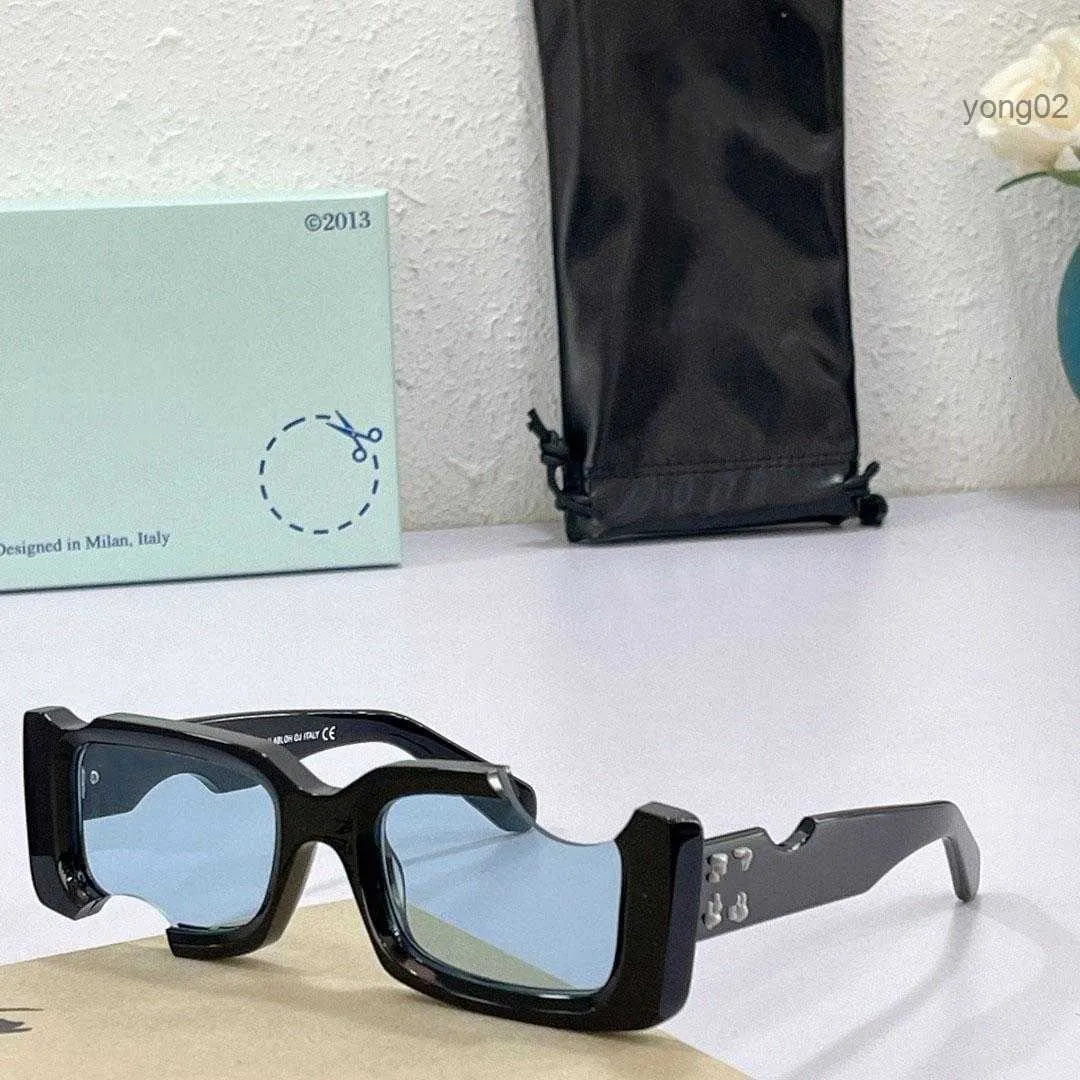 Fashion Off w Sunglasses Luxury Offs White Cool Style Classic Thick Plate Black Square Frame Eyewear Glasses Man Eyeglasses with Original Box U3FH
