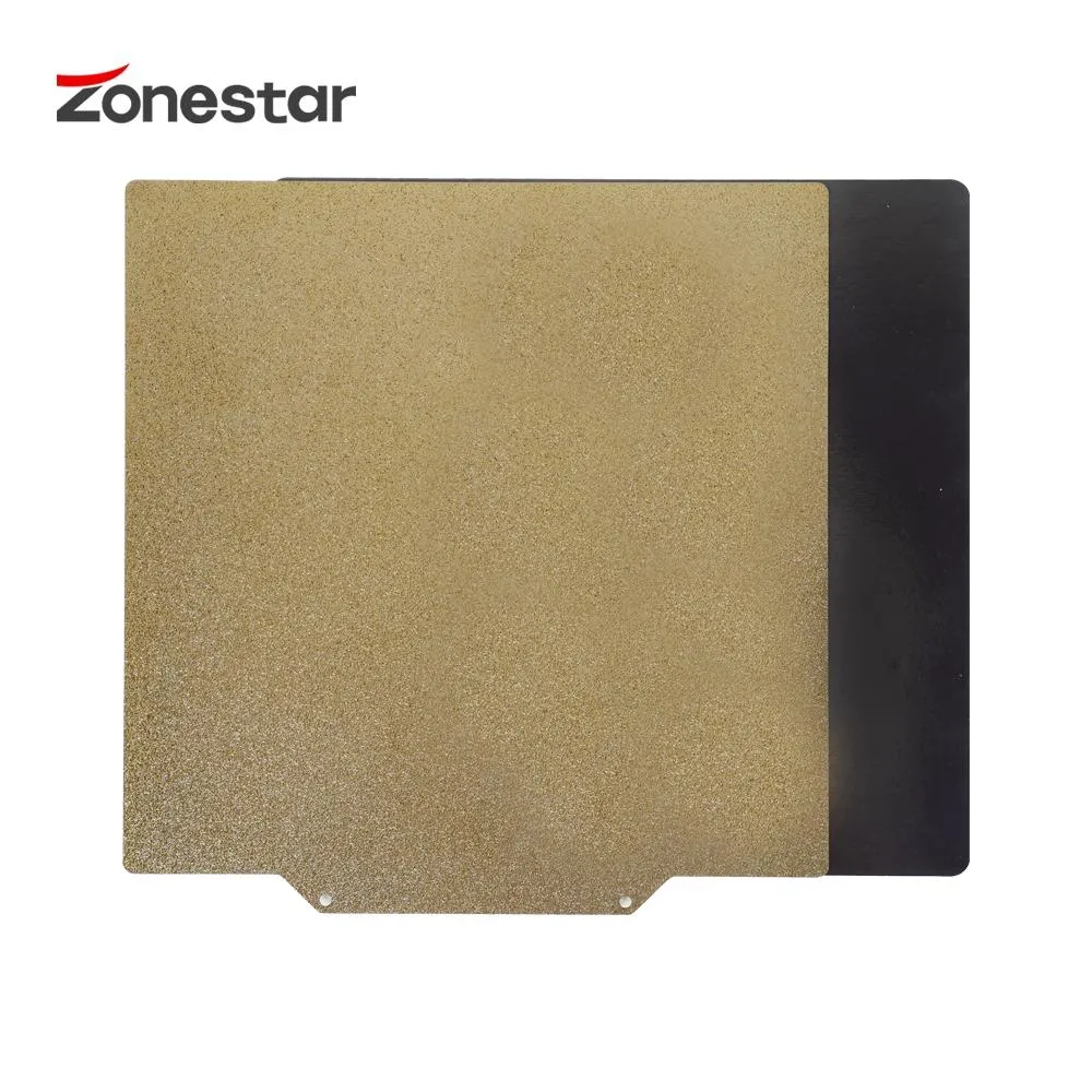 Digitalização Zonestar 3D Impressora PEI Remoção de adesivos PEI PEI Folha de aço de mola de mola Preparado PEI Flex Base magnética para Z8 Z9 Z10