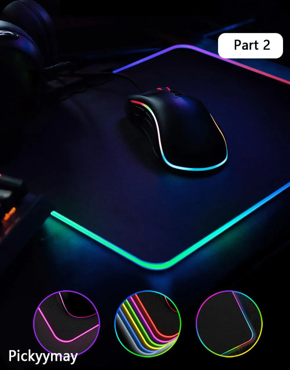 Rests Dragon Large RGB Gamer Mousepad Mouse Mat Gaming Mausepad LED  Keyboard Mat Mousemat Luminous Desk Pad Mouse Pad For PC From Cxxee, $12.25