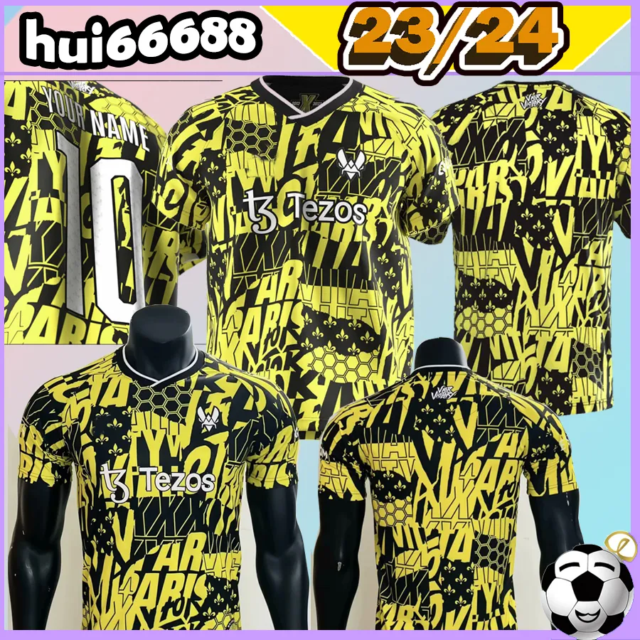 2023 Team Vitality Special Soccer Jerseys Zywoo Champion Finals 23/24 Imponerande New Jersey som bärs av Esports Team Major Haru Alphari Carzzy Labrov Football Shirts