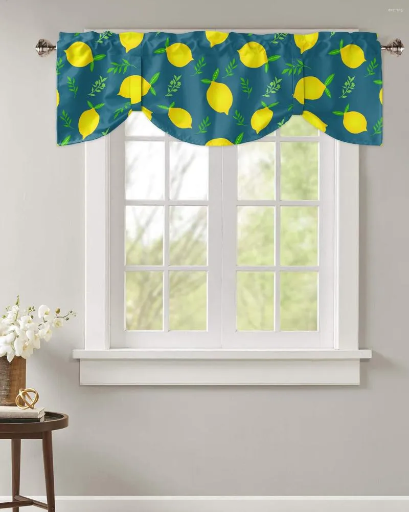 Vorhang Sommer Obst Zitrone Fenster Volant Küche Café Kurze Vorhänge Wohnzimmer Krawatte
