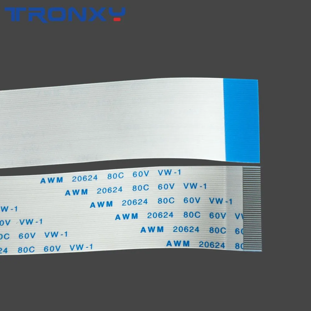 Scanning TRONXY Print head Printhead Data Wire Cable 60cm 15cm Long 40 Pin Touch Screen Motherboard Connecting Flat Line 3D Printer Parts