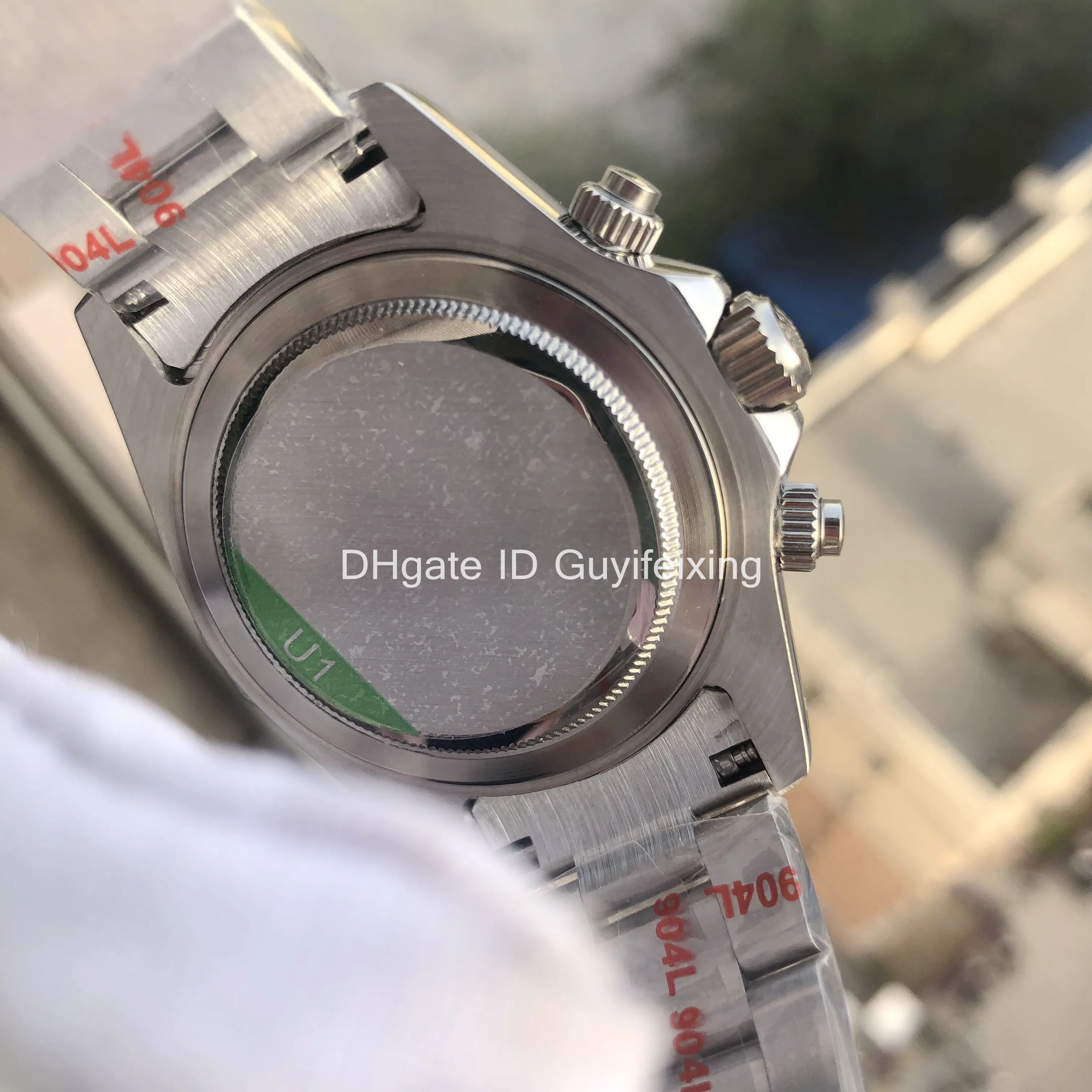 メンズ高級時計：U1 メーカー アイスブルー ダイヤル 40mm 自動巻き 