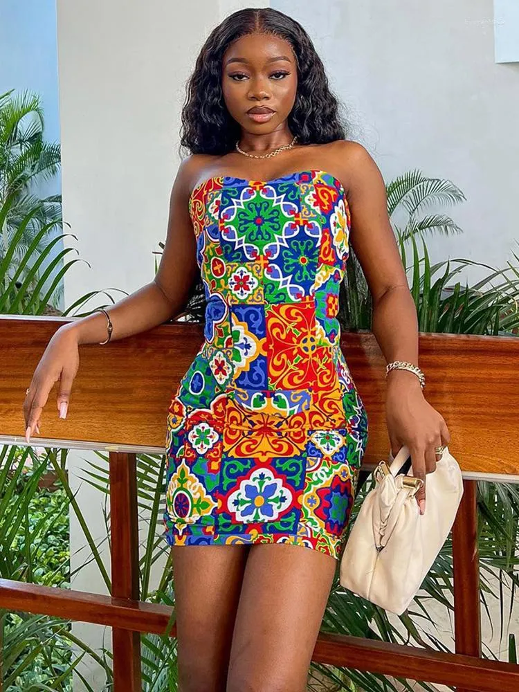 Ladies strapless sale summer dresses