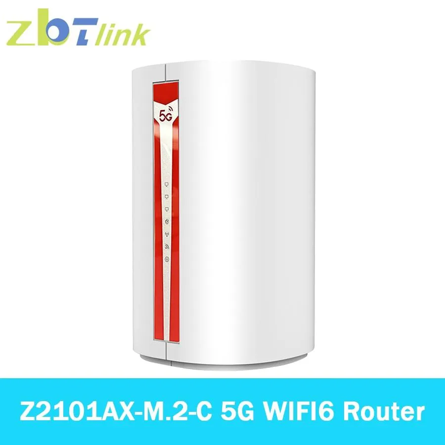 ルーターZBTLINK WIFI 6 5G M.2ルーターメッシュ1750Mbps SIMカードOpenWRTロック解除ギガビットLAN 802.11AX 5GHz 2.4G WiFi Extender TOP CPE