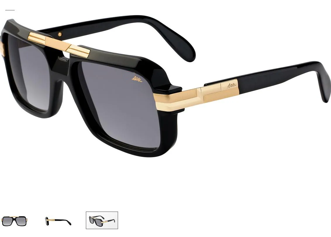 5A Okulasy Carzal Legends 662 663 Eyewear Designer Designer Sunglasss For Men Women 100% UVA/UVB z szklankami pudełka na torbę fendave