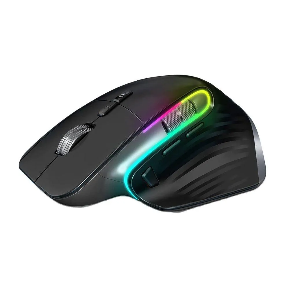 Ratos Bluetooth Mouse 2.4G Wireless Gaming Mouse Recarregável Silencioso Ergonômico Computador 4000 DPI para Tablet Macbook Laptop Office