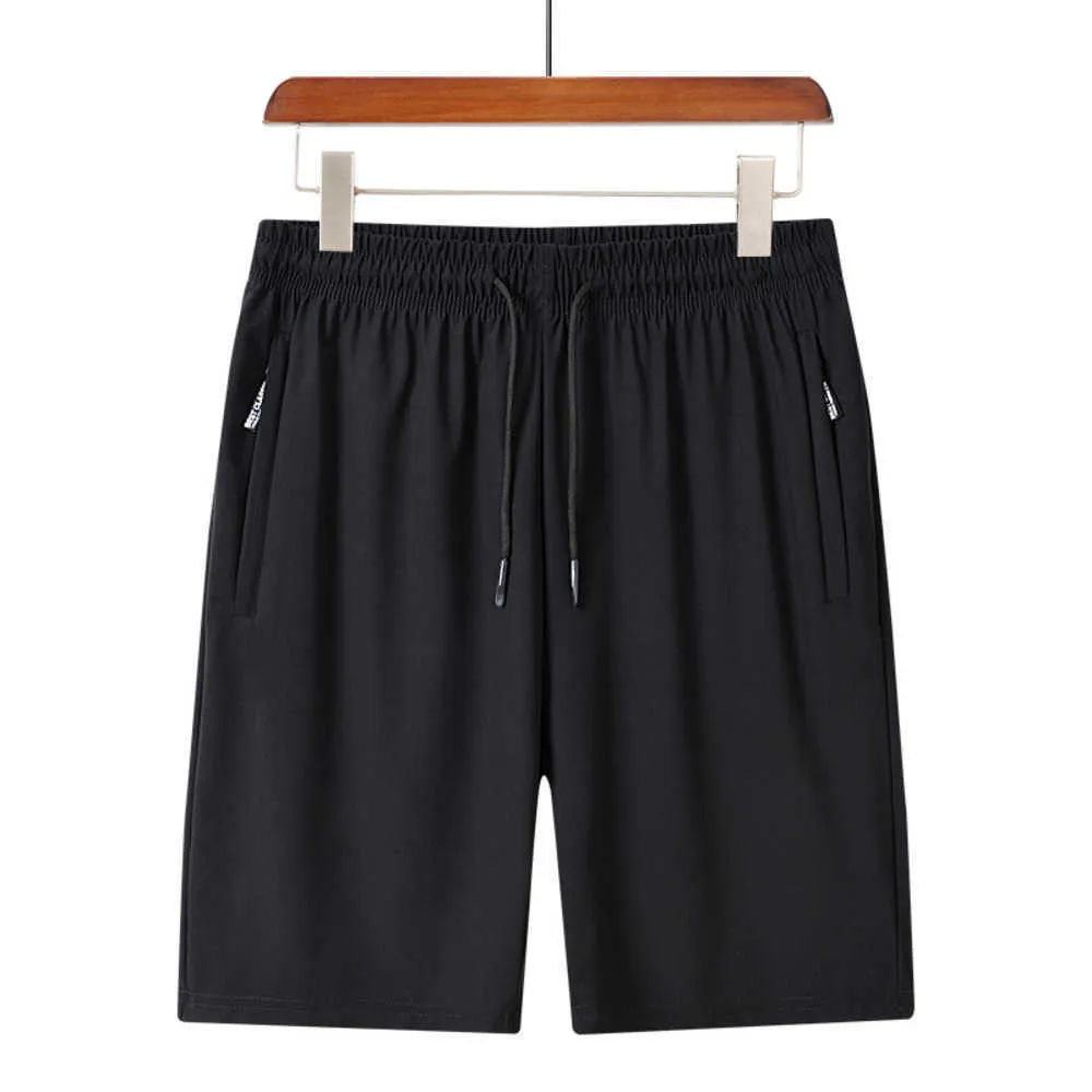 Shorts de papa d'âge moyen vêtements d'extérieur pour hommes été mince soie de glace séchage rapide graisse ample et athlétique Caprisuzicj d'âge moyen