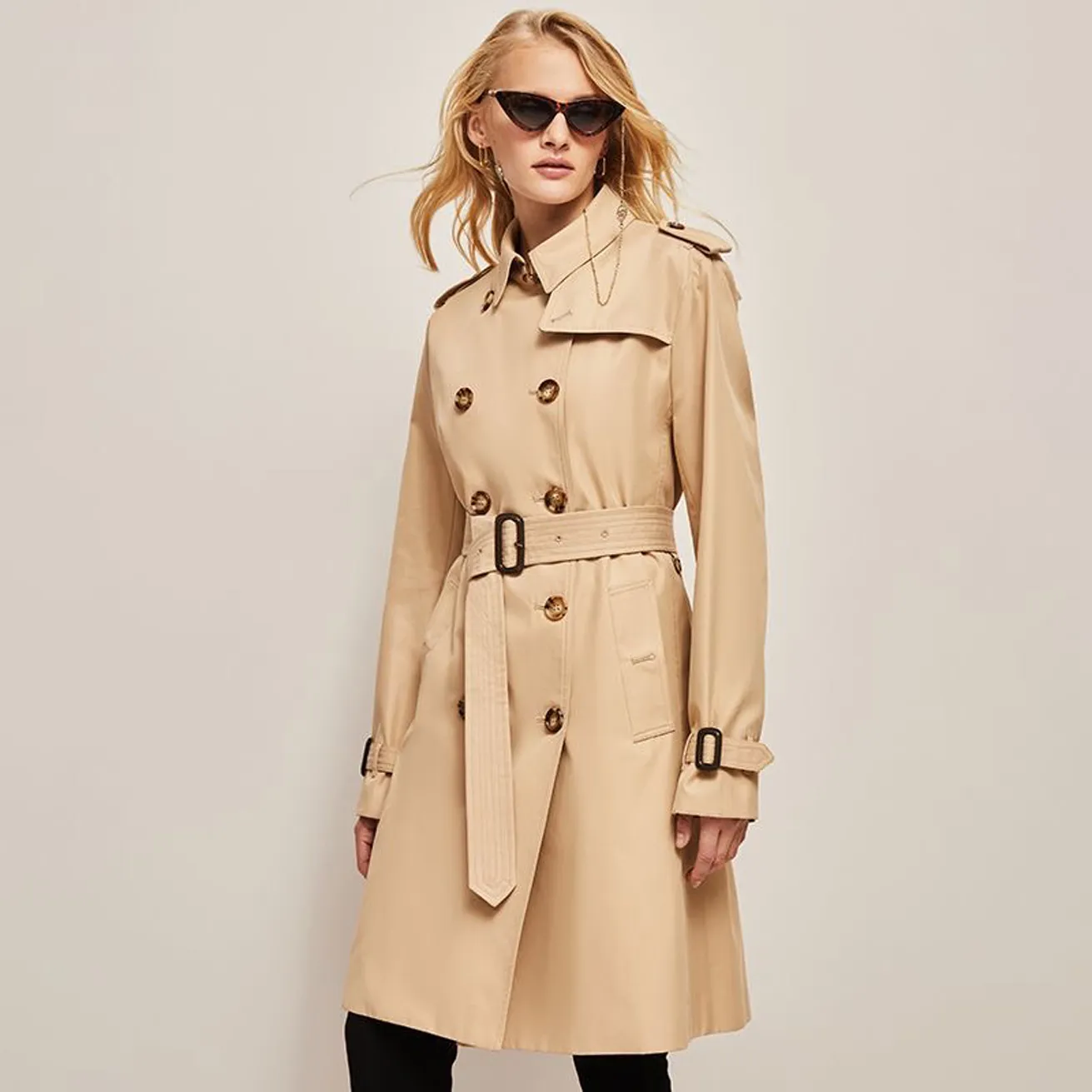 Women's designer trench coat hot sale sale