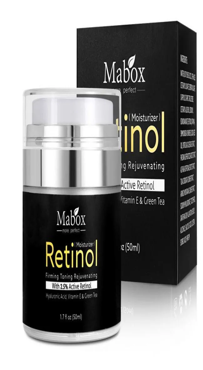 In Stock MABOX Retinol 25 Moisturizer Face Cream And Eye Vitamin E