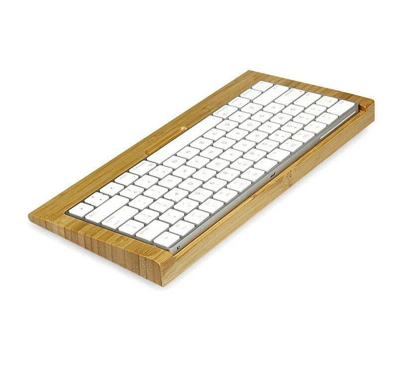 Suporte samdi wood bluetooth stand stand stand para o teclado mágico da Apple 2017 com o teclado numérico MQ052LL/A A1843