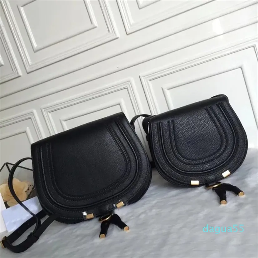 Sac de selle en cuir PU noir tonneau à bagages outil poche sac à