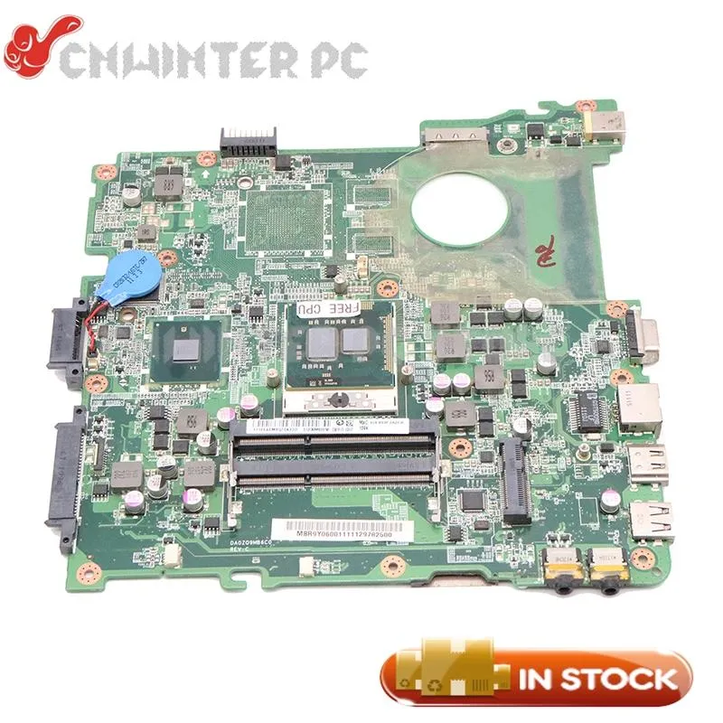 Motherboard Nokotion DA0ZQ9MB6C0 MBR9Y06001 MB.R9Y06.001 per ACER ASPIRE 4738 4738Z Laptop Madono Motherboard HM55 DDR3 CPU gratuita