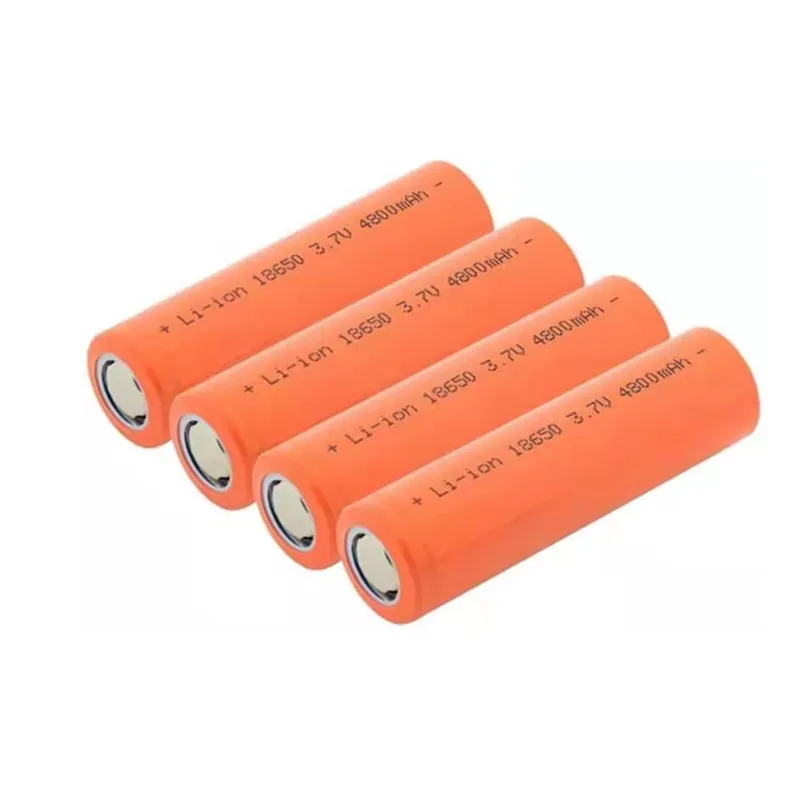 18650 li-ionbatterij 4800mAh platte / puntige 3,7v oplaadbare lithiumbatterij kan worden gebruikt in een heldere zaklamp / oplaadbare LED-lampbatterij enzovoort.