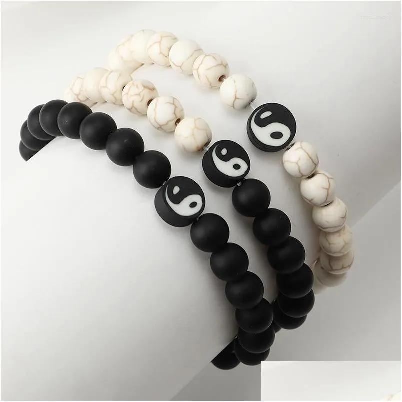 Handmade Soft Clay Cool Clay Bead Bracelets For Women And Men