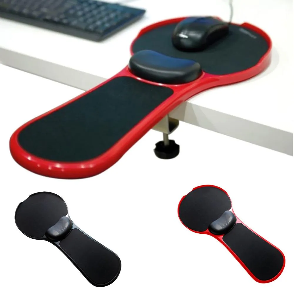 Pads Adjustable Computer Wrist Rest Armrest Desk Chair Dual Purpose Attachable Home Office Arm Support Mouse Pad Stand Desk