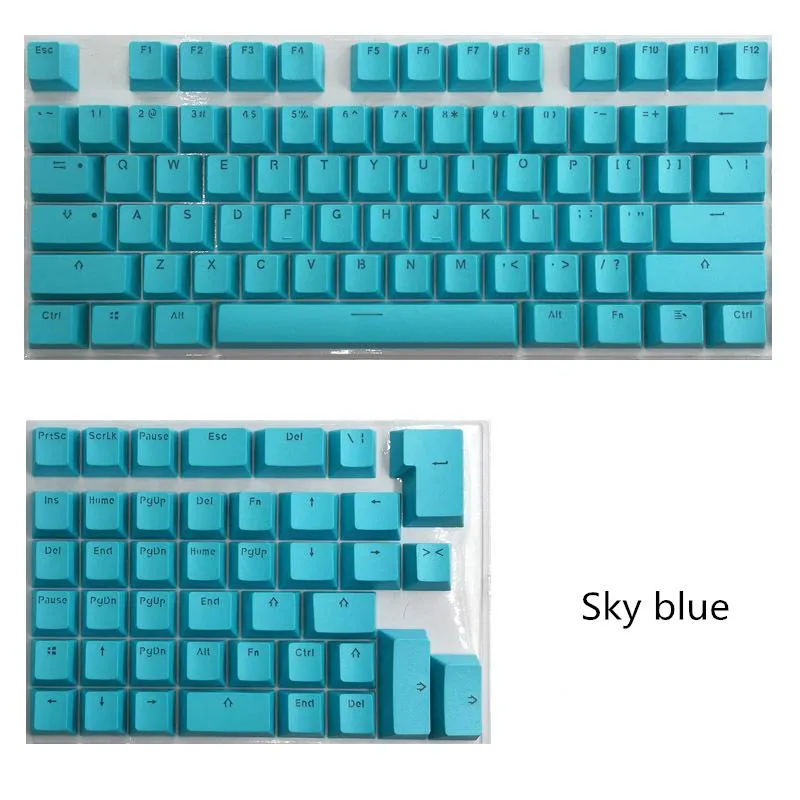 Accessoires 118 toetsen PBT Keycaps voor mini mechanisch toetsenbord Pak voor 61/64/68/71/82/84 layout toetsenbord Ergonomische vervangende sleutelkappen