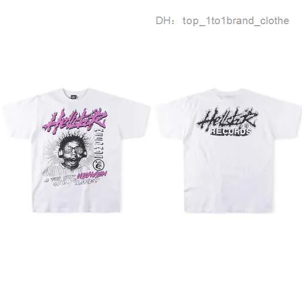 Hellstar Studios Enlightenment Club Tee Printed半袖TシャツMan Women T Shirts Unisex Cotton Tops Men Vintage TシャツSummer Rock Smlxl 2 GV9z