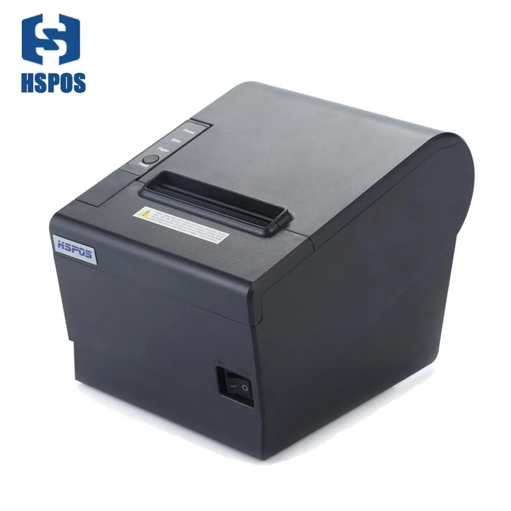 Printers Cheapest Bluetooth Ethernet USB POS 80MM POS80 Thermal Billing Receipt Printer With Auto Cutter Support Windows Linux Android