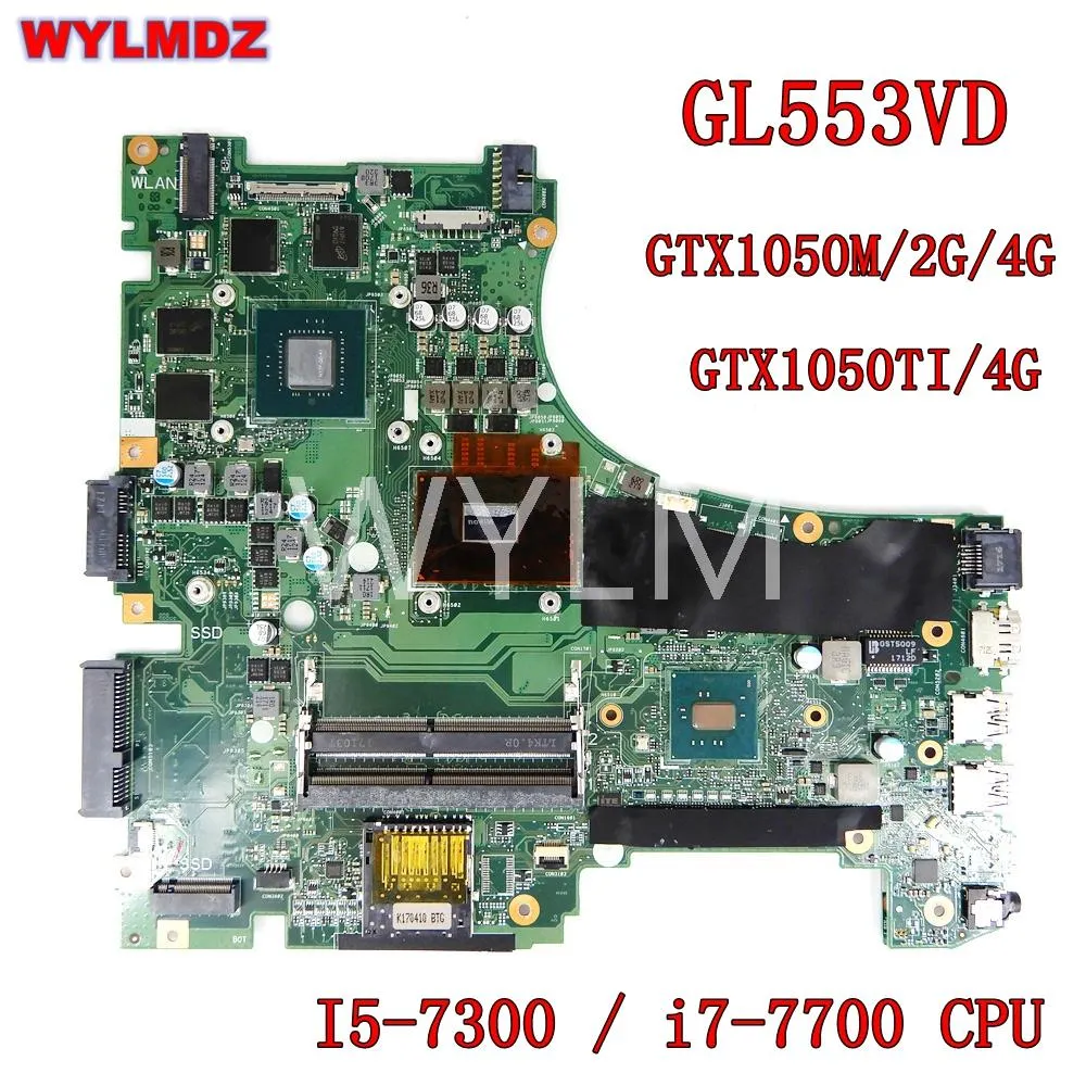 Płyta główna GL553VD z i77300/i77700cpu GTX1050/2G/4G na płytę główną ASUS GL553V GL553VD GL553VE GL553VW FX53VD FX53V Laptopa płyta główna