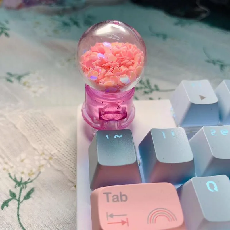 Combos handfulltomiserad Gashapon Machine KeyCap Söt Threedimensional Game Personlighet Enkel ESC Mekanisk tangentbordskey