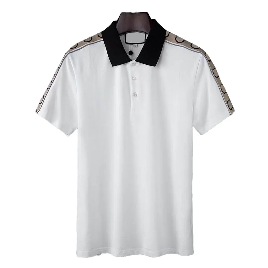 Homme tee tee été t Designer polo lettre imprimé pour hommes