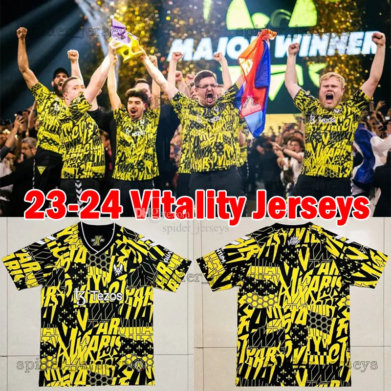 2023 Team Vitality Jerseys CSGO Finals 22 23 Major ZywOo Haru Alphari ...