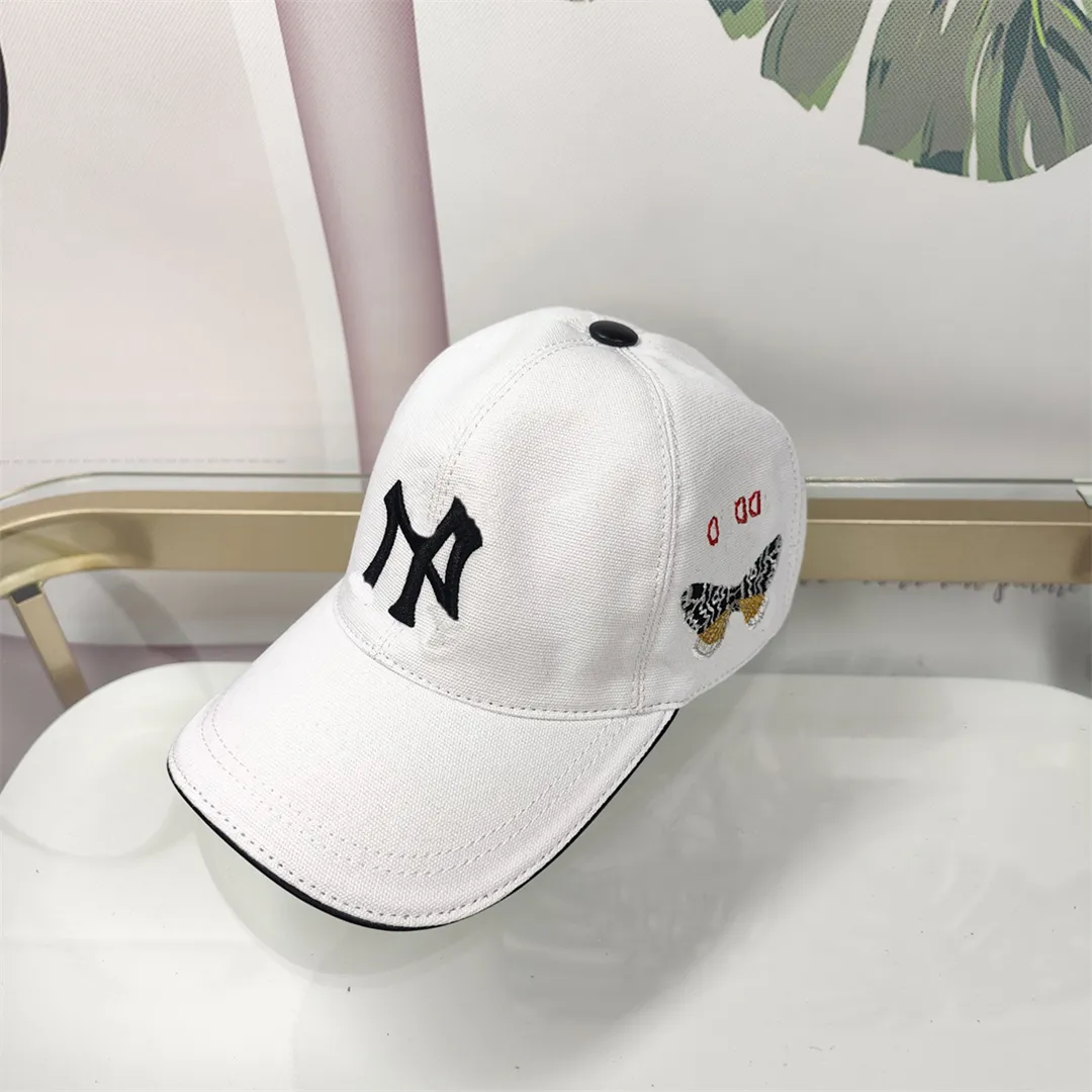 White designer cap 2025