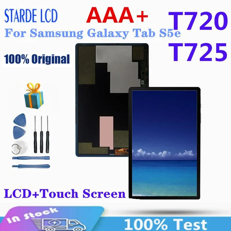 Pannelli 10.5 '' Schermata LCD per Samsung Galaxy Tab S5E SMT720 SMT725 T720 T725 LCD Visualizza touch Screen Digitazer Assemblaggio