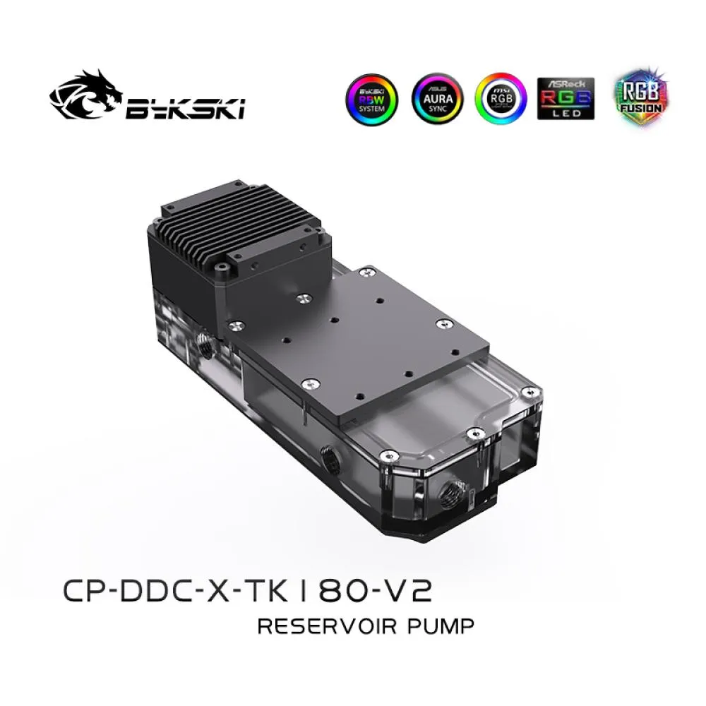 Bykski RGB Square AIO Warer Pump Reservoir Res Integrated Water Tank Combo CPDDCXTK180V2