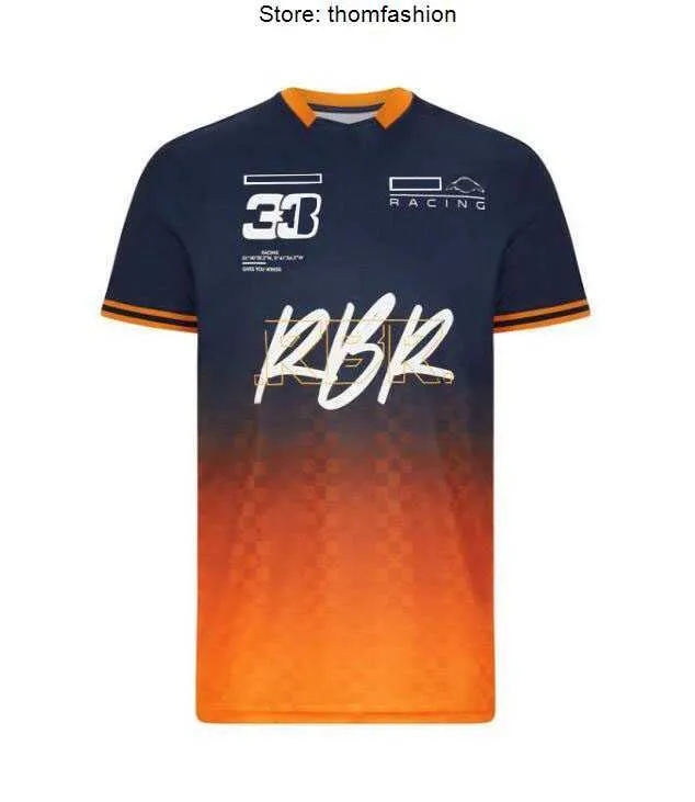 Camisetas de hombre Red Bul Verano 2022 Camiseta de equipo de carreras Nuevas camisetas de equipo de Fórmula 1 de F1