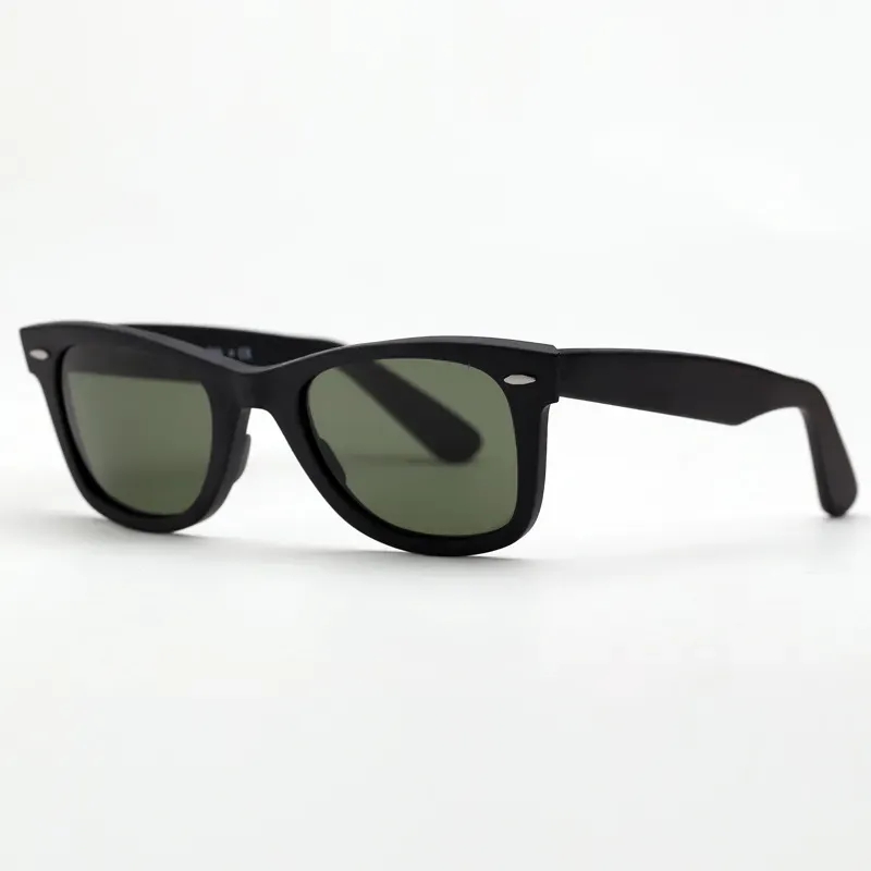 Gafas De Sol Clasicas Wayfarer Tamano 52mm 54mm Unisex Estilo Vintage Con Lentes De Vidrio Proteccion UV400 Y Estuche. De 5 48 DHgate