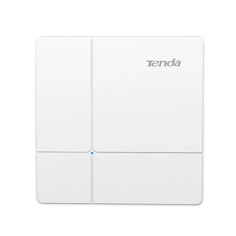 ルーターTenda I24 AC1200デュアルバンドギガビットワイヤレスアクセスポイント天井マウントWiFiカバレッジ3200平方フィートPOE