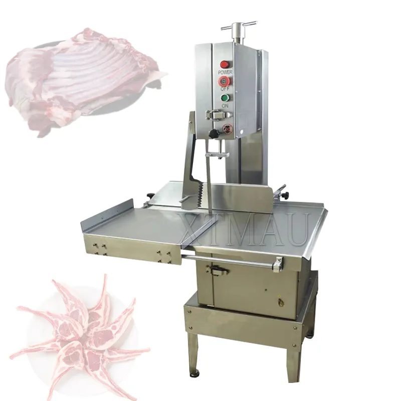 Automatic Frozen Meat Bone Cutting Machine Desktop Commercial Electric Bone Sawing Machine For Cutting Bones Home Appliance