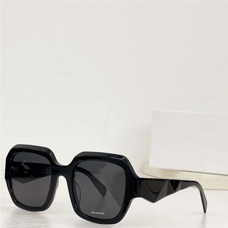 New fashion occhiali da sole in acetato 28ZS design oversize montatura quadrata raffinate aste tridimensionali stile semplice e versatile occhiali di protezione uv400