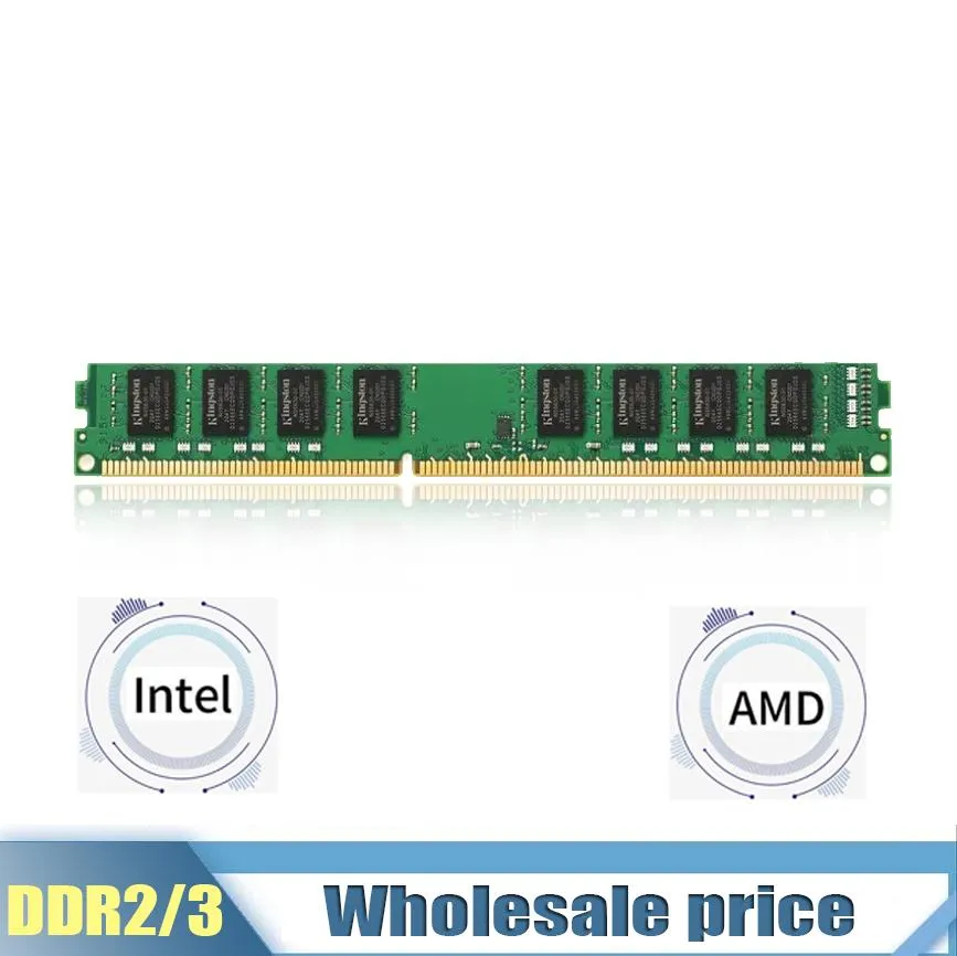 RAMS PC3チップセット2GB DDR2 DDR3 PC3 PC3 PC2 800MHz 1333MHz 1600MHz 4GB 8GBデスクトップRAM PC UDIMMメモリ240ピンDIMM