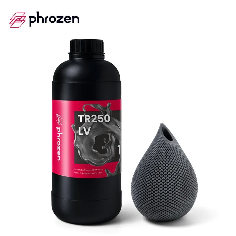 Scansione Resina funzionale Phrozen TR250LV Resina ad alta temperatura per la stampante 3D LCD Phrozen Mini 8K Mega 8K Mighty 4K 3D Macchina