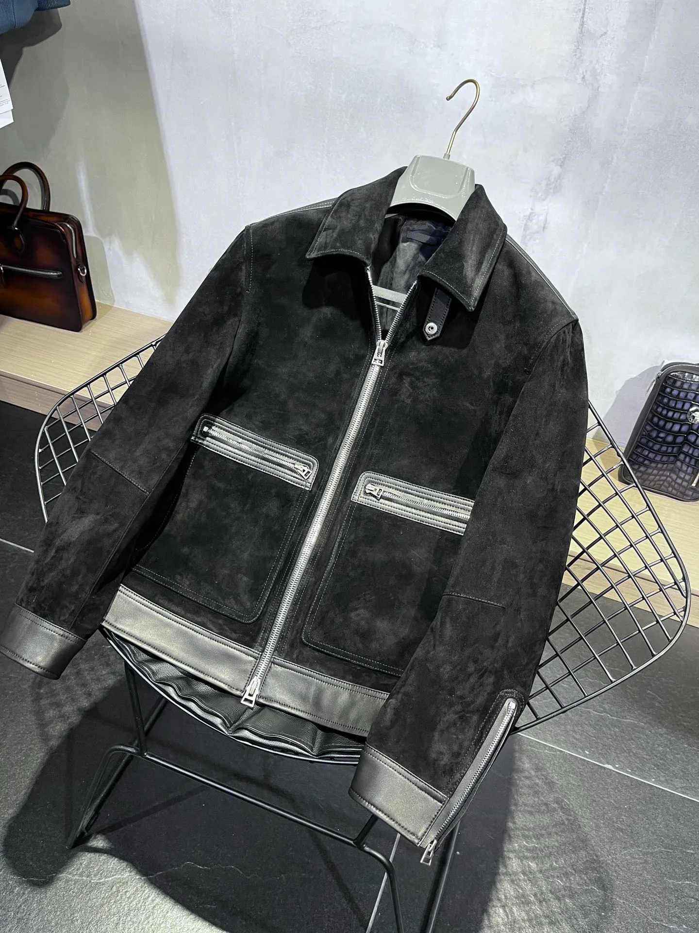 Luxury biker jacket hotsell