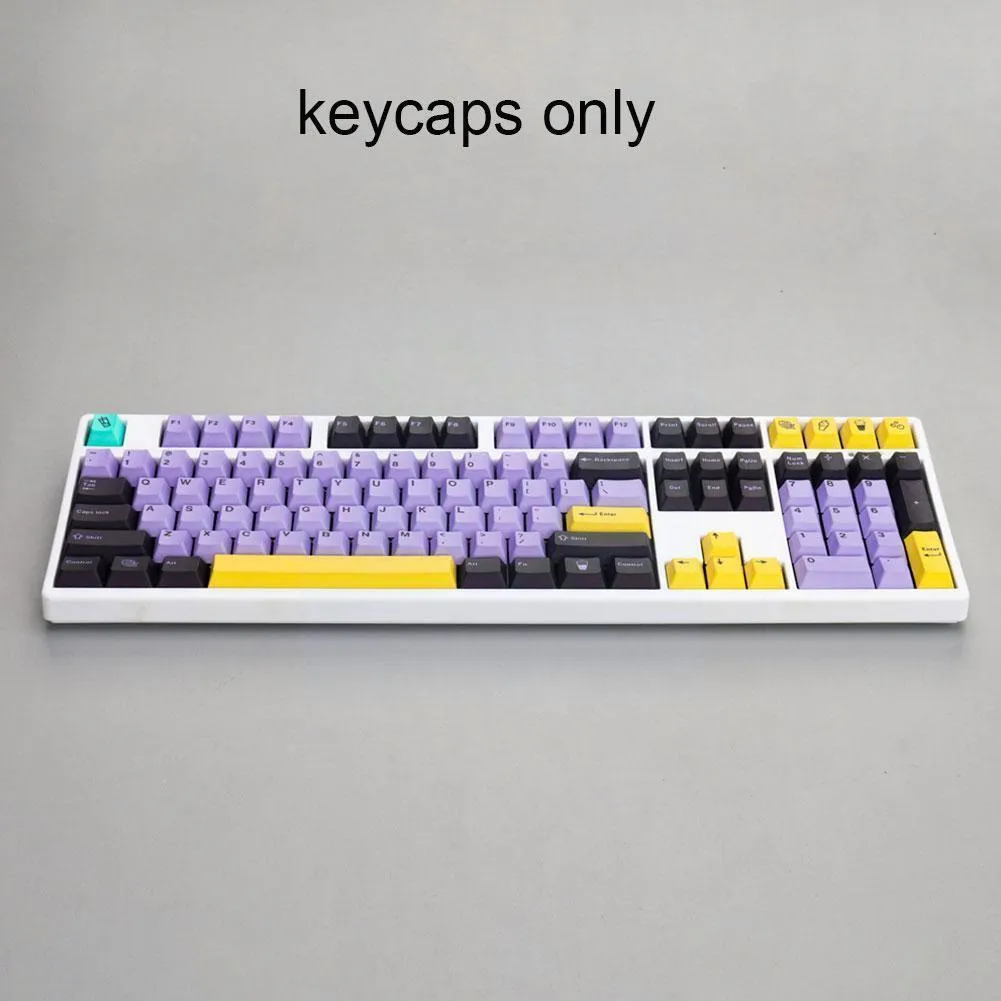 Accessories GMK Taro Keycaps 129 Keys DYESUB Profile PBT Keycaps for CHERRY Gateron MX Switches Mechanical Keyboards G4A6