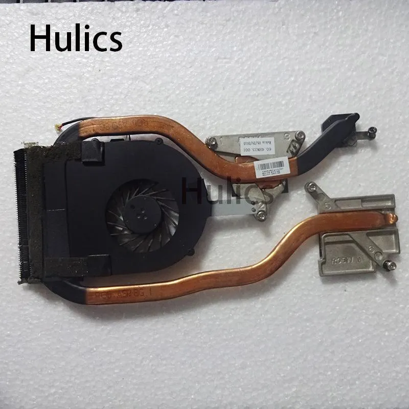 Kuddar Hulics Original Laptop CPU Cooling Radiator Weatsinfor Fan för Acer Aspire 7741 7741Z 7741G 60.4HN23.001 60.4HN25.002 60.4HN23.001